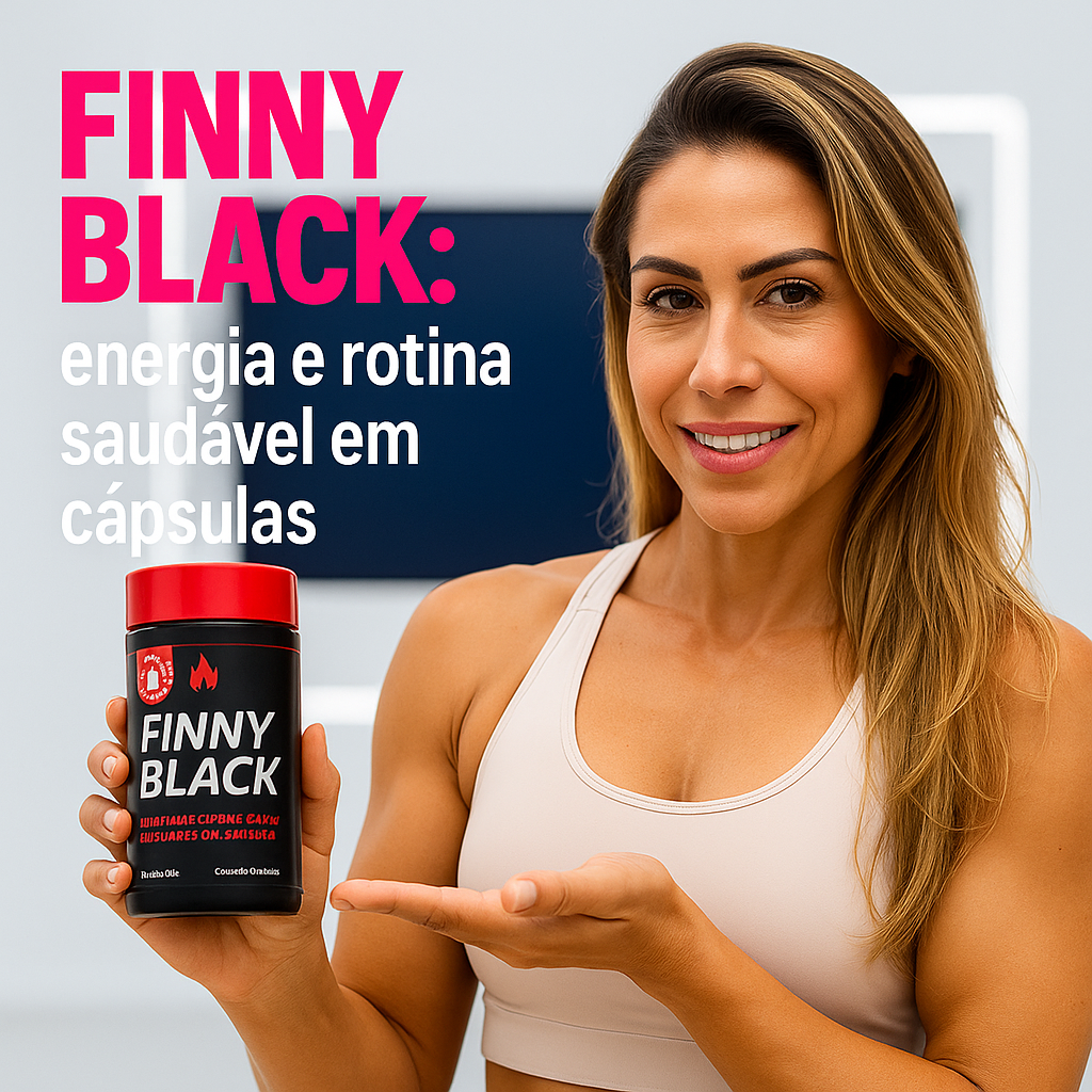 Finny Black – Energia, Equilíbrio e Vitalidade em Cápsulas